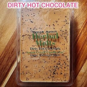 DIRTY HOT CHOCOLATE by SWAN CREEK CANDLE CO Herbal Melts 100% Natural Wax 5.25oz